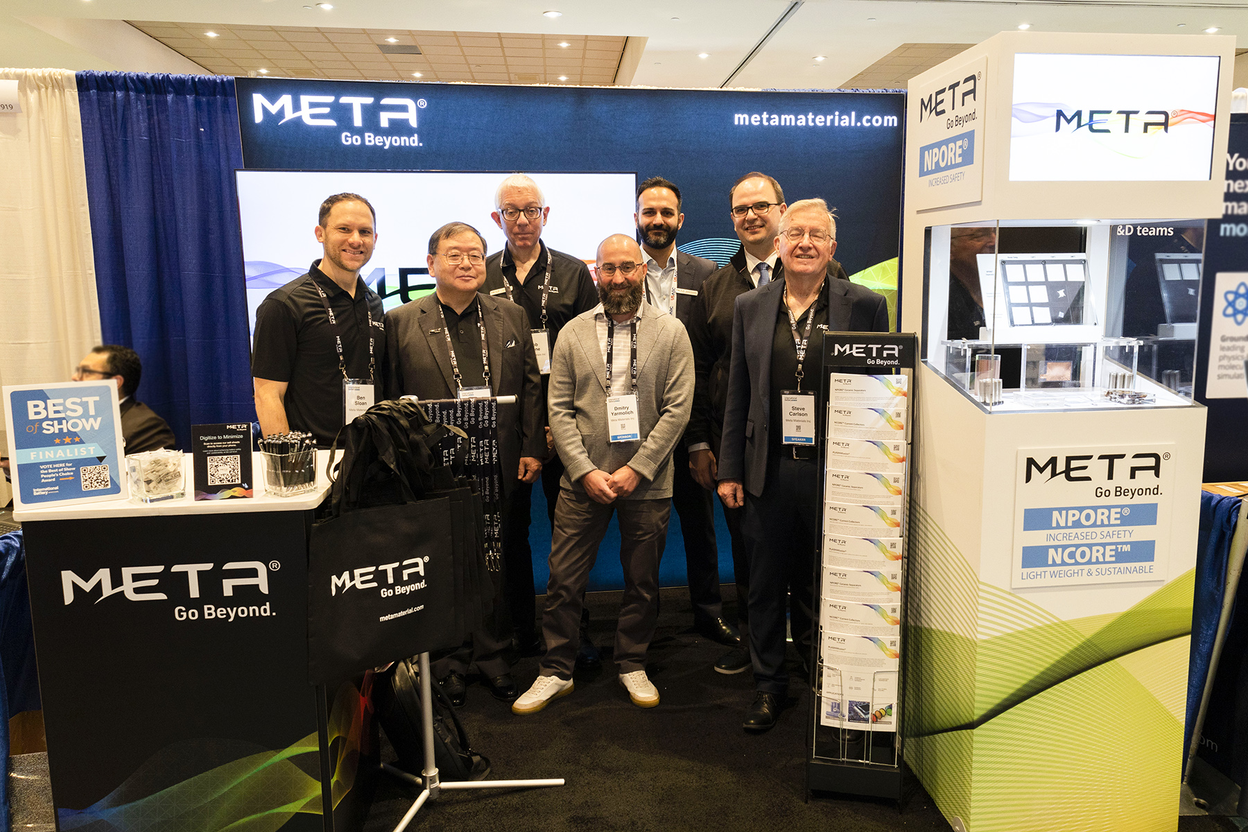 The META® Team in the booth at the IBS