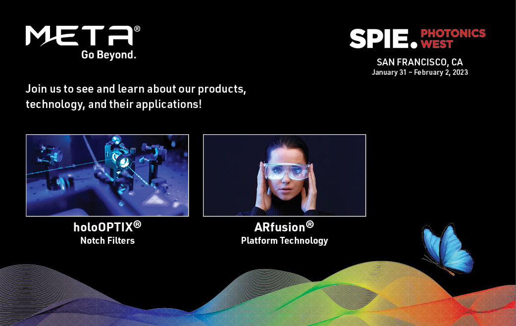 SPIE Photonics West Feb 2023 Meta Materials