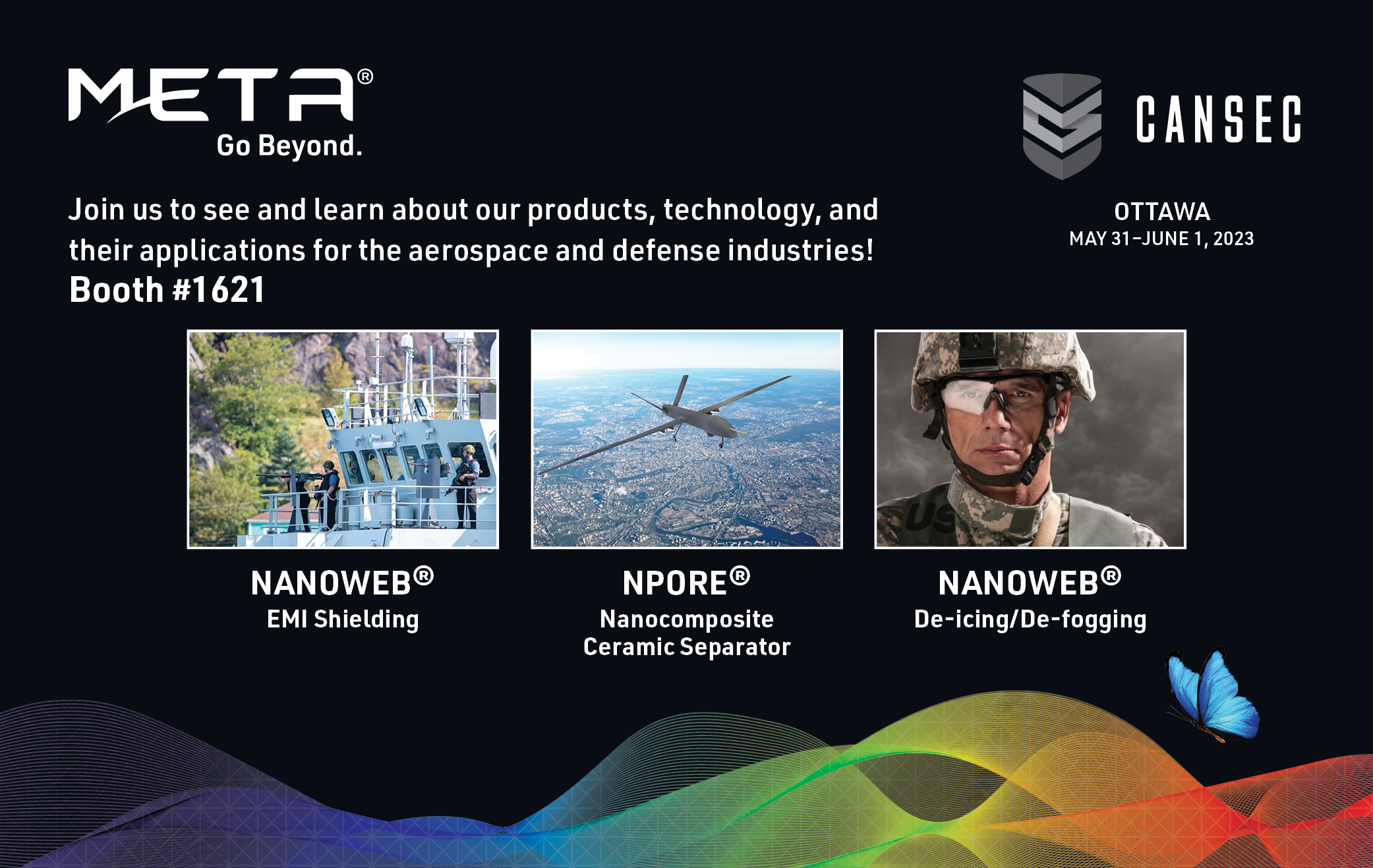 Meta Material – Event cards for 2023-CANSEC -V2
